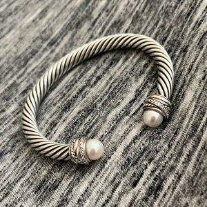 David yurman pearl crossover bracelet